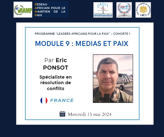 Module 9 du Programme LAP : Média et Paix