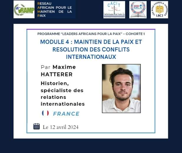 Module 5 du Programme LAP : Maintien de la Paix et résolution des conflits internationaux
